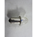 Globe 2.4 Volts 0.50W P13.5s Base, Push-in Type, Flange below Glass, Vintage Torches, Bicycle Lamps (102.GPR2)
